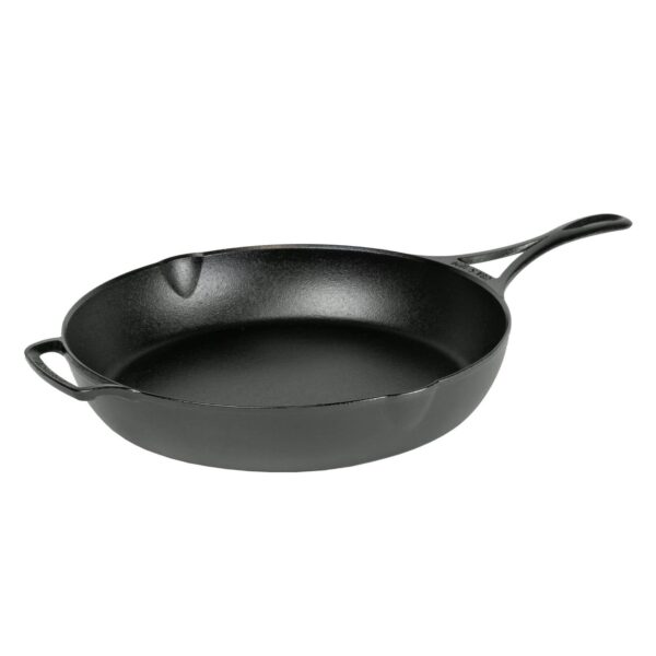 0b1e6f68-056d-4243-99bb-5a15b2eeda43.jpg Lodge - Blacklock 12" Triple Seasoned Cast Iron Skillet - Lightweight - Easy Cleanup - Premium Cookware - Black
