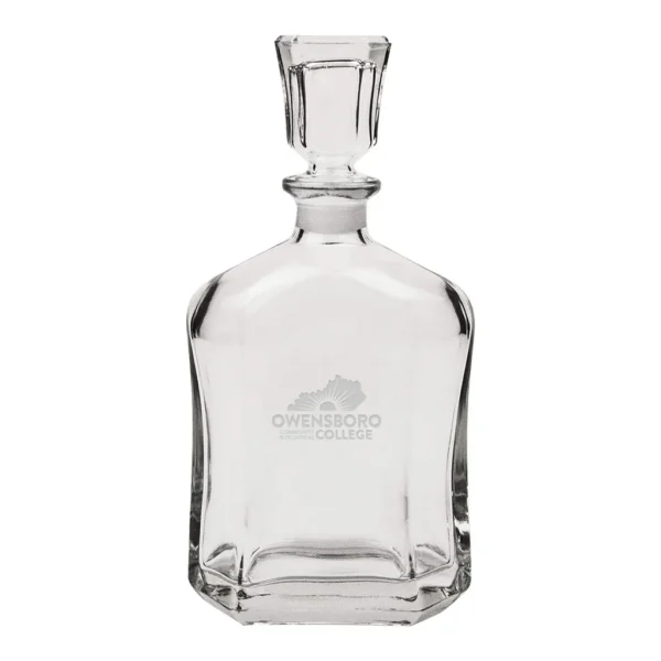 0b8fe4da-6b6c-40cd-93be-914b5b070c1e.jpg Jardine - Owensboro Community and Technical College 23.75oz. Crystal Whisky Decanter - Multicolor