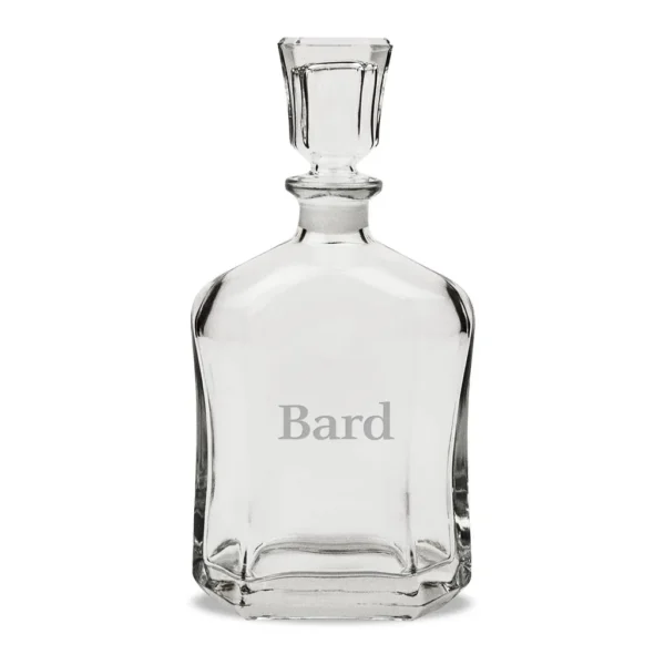 0ca982cb-5f26-4f13-9d6e-18ea90d7c5a4.jpg Jardine - Bard College Raptors Team 23.75oz. Crystal Whisky Decanter - Multicolor