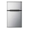 0e47e5bd-93c0-4d25-8b16-48153efdb23b.jpg SIMZLIFE - 3.2 Cu ft Two-Door Mini Refrigerator with Freezer, Compact Design & Adjustable Removable Shelves - Black