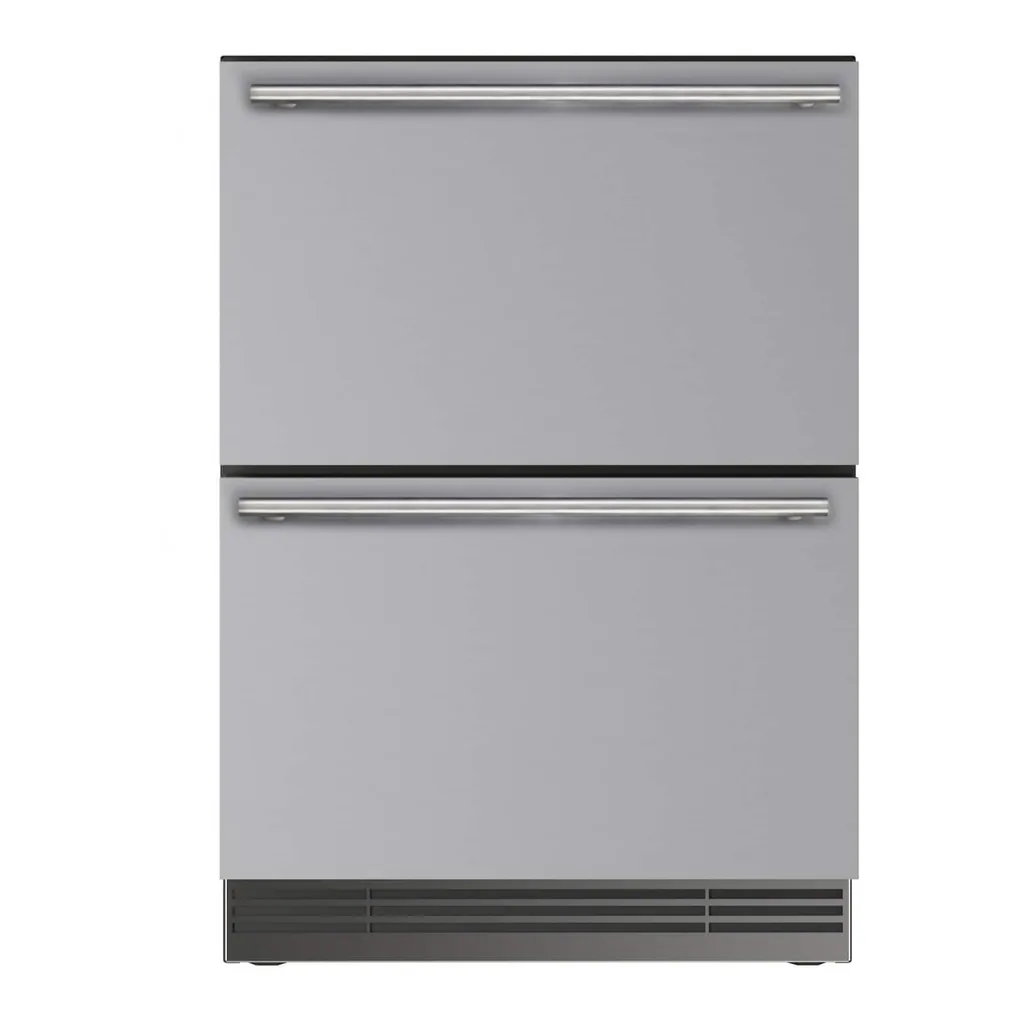 0f0f32e6-7cd6-4dfa-9304-a977ccad08d8.jpg U-Line - 24"W. 5.1 Cu.Ft. Built-In Compact Refrigerated Drawers - Stainless Steel