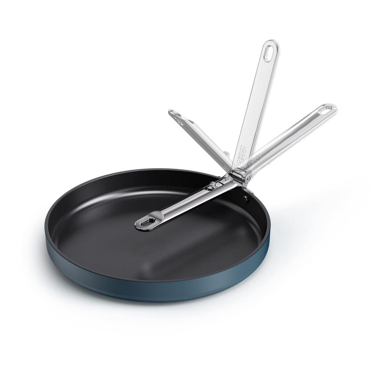 0f7cc080-de51-4325-b84e-1bd2c694717e.jpg Joseph Joseph - Space Ceramic Non-stick 12" Shallow Fry Pan with Folding Handle - Blue