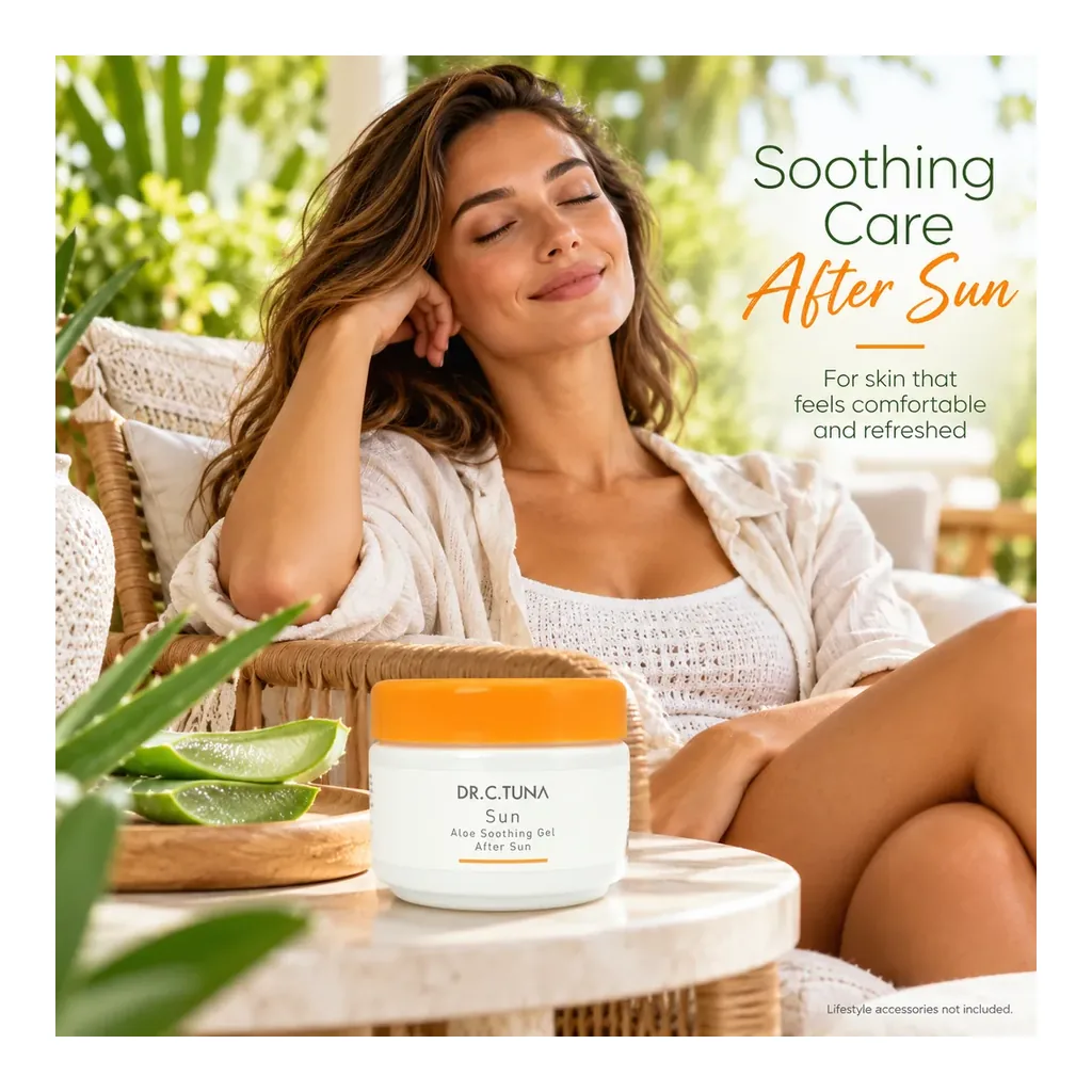 FARMASI Dr. C. Tuna Sun Aloe Soothing Gel After Sun – Adult relaxing after sun exposure; lifestyle accessories not included FARMASI Dr. C. Tuna Sun Aloe Soothing Gel After Sun – Adult relaxing after sun exposure; lifestyle accessories not included