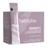 FARMASI Nutriplus Serenity Raspberry Tea – Official box and sachet on white background FARMASI Nutriplus Serenity Raspberry Tea – Official box and sachet on white background
