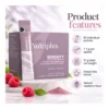 FARMASI Nutriplus Serenity Raspberry Tea – 30 sachets of 1.7 g, 51 g net weight, instant tea blend FARMASI Nutriplus Serenity Raspberry Tea – 30 sachets of 1.7 g, 51 g net weight, instant tea blend