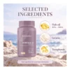 FARMASI Nutriplus Omega-3 – Selected ingredients: fish oil, gelatin and tocopherols FARMASI Nutriplus Omega-3 – Selected ingredients: fish oil, gelatin and tocopherols
