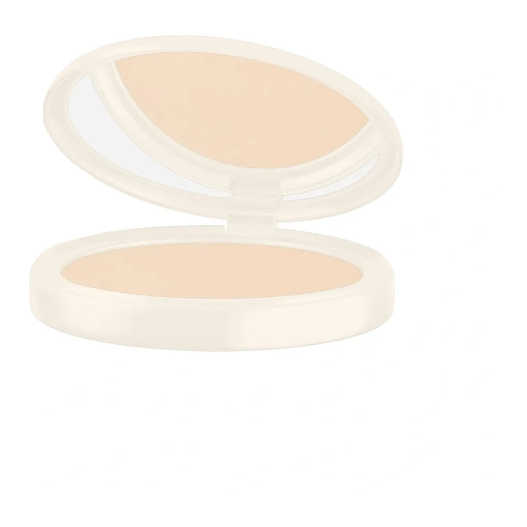 FARMASI BB Powder 01 Cool Light — Official product FARMASI BB Powder in shade 01 Cool Light, open compact on a white background