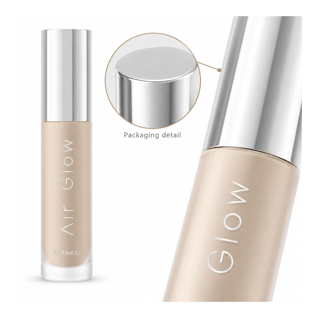 FARMASI Air Glow Foundation C02 — Packaging detail FARMASI Air Glow Foundation in shade C02, packaging detail