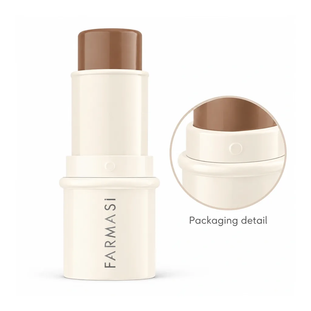 FARMASI Creamy Stick Contour Wink — Packaging detail FARMASI Creamy Stick Contour in shade Wink, packaging detail