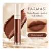 FARMASI Matte Liquid Lipstick Fall Edition Determined — Product identification FARMASI Matte Liquid Lipstick Fall Edition in shade Determined, product identification