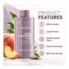 FARMASI Nutriplus L-Carnitine Apple & Peach – 450 mL liquid bottle, apple and peach flavor, about 15 servings FARMASI Nutriplus L-Carnitine Apple & Peach – 450 mL liquid bottle, apple and peach flavor, about 15 servings