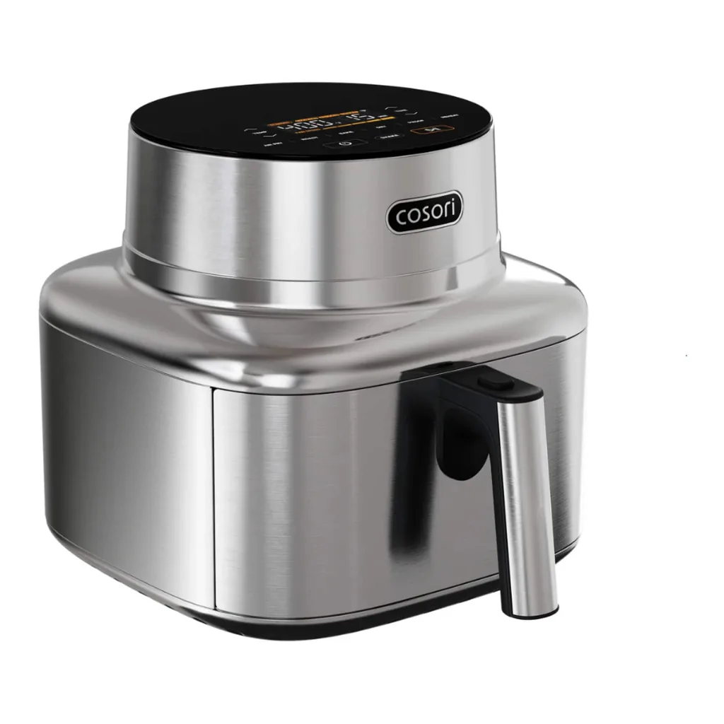 12146065_sd.jpg Cosori - ICONIC Single 6.0-Quart Smart Air Fryer - Silver