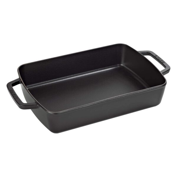 12c690b5-02cf-493d-af22-8c3f62062d07.jpg Staub - Cast Iron 12-inch x 8-inch Roasting Pan - Matte Black