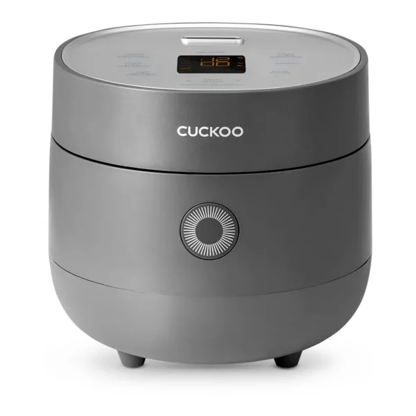 179556f2-9633-464a-94af-802b346347b8.jpg Cuckoo Rice Cooker 6 Cups Cooked, Warmer, Nonstick Pot and Fuzzy Logic Tech (CR-0375FG) – Gray
