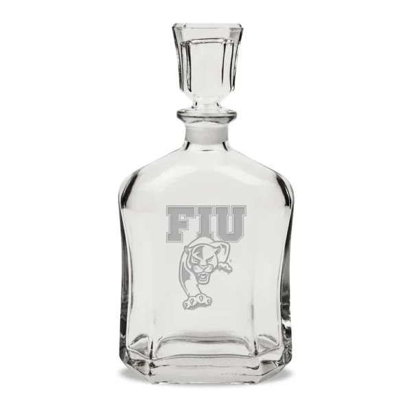 18b3bafe-e341-46a7-bab0-09dd9af87560.jpg Jardine - FIU Panthers 23.75oz. Crystal Whisky Decanter - Multicolor