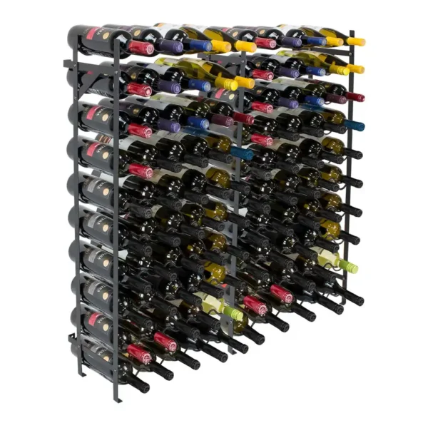 19d0389c-5f45-419f-96e0-bed912f99469.jpg Sorbus - Wine Rack Freestanding Floor - Wine Bottle Holder Holds 100 Bottles of Wine - 100 Bottle Capacity Wine Storage - Black