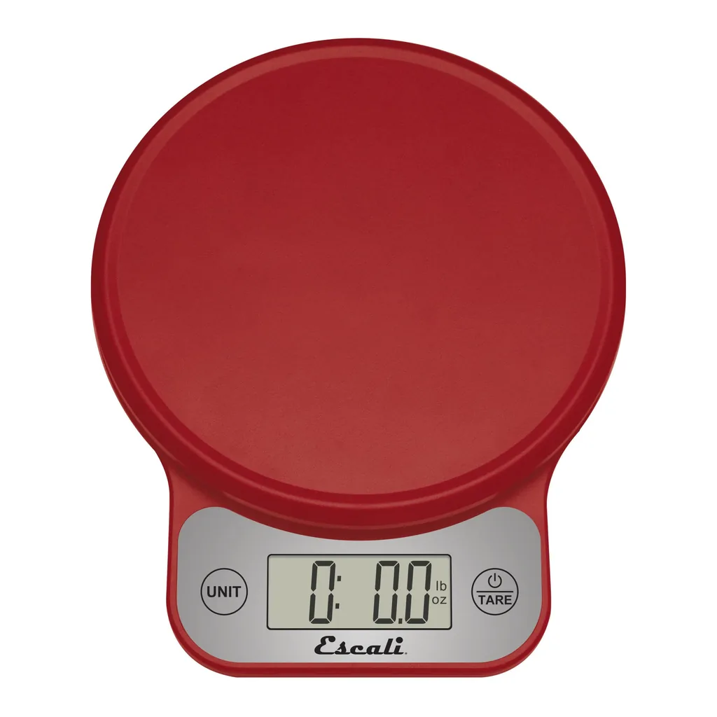 1a0050b1-7c38-4724-9113-84cbed5c9cf2.jpg Escali - Telero Digital Kitchen Scale - Red