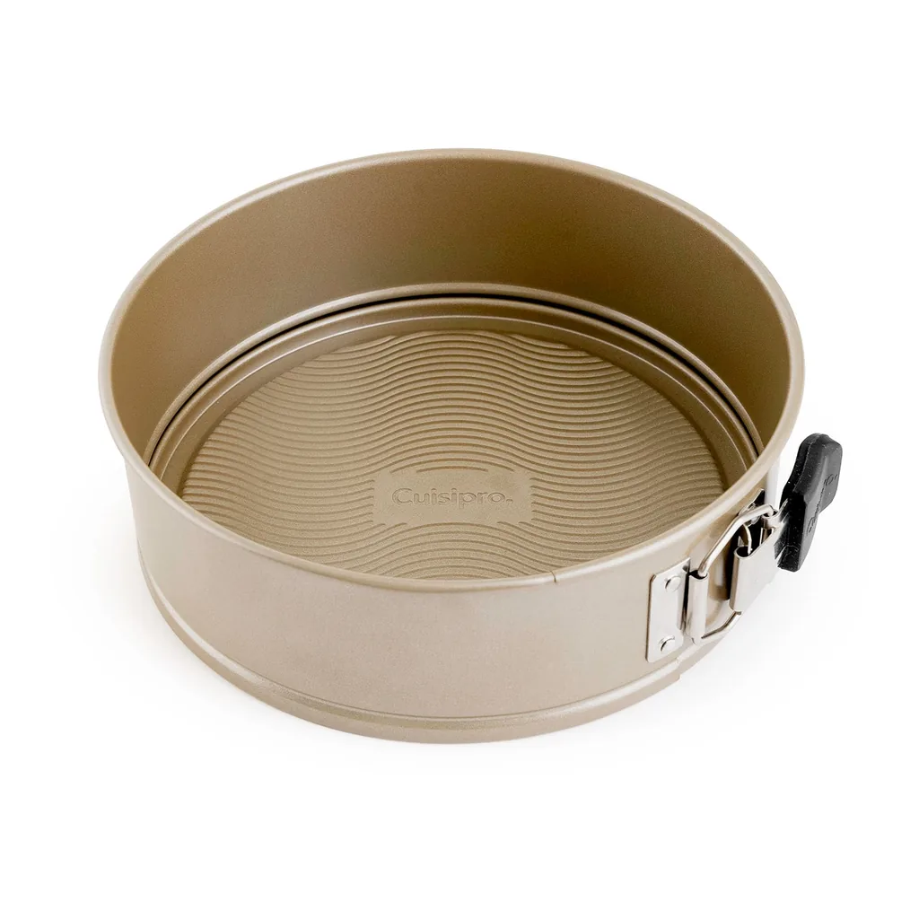 1a024f61-896b-43fc-9efa-bb107af088c1.jpg Cuisipro - Nonstick Springform Pan with Wave Pattern, Champagne - Beige