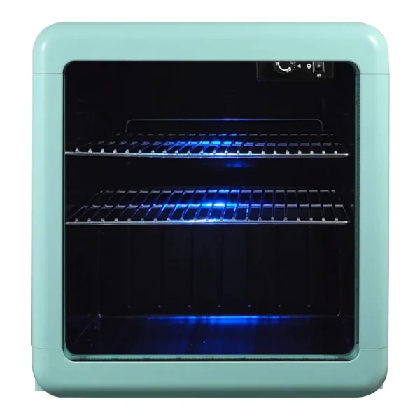 1a469cc0-5961-498f-891c-7c531c9285a6.jpg Magic Chef - 1.7 cu. ft. Retro Single Zone Beverage Cooler - Mint Green