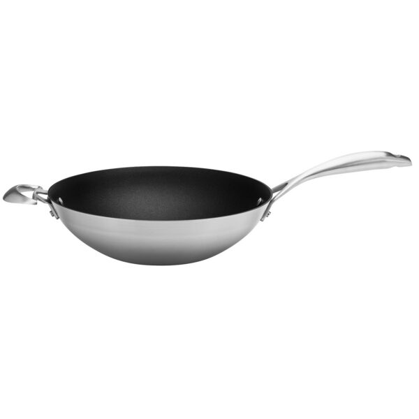 1b608829-f874-490b-84b7-8b003c1efa03.jpg Scanpan - CS+ 12.5-Inch Stainless Steel Nonstick Wok, Induction Ready - Silver