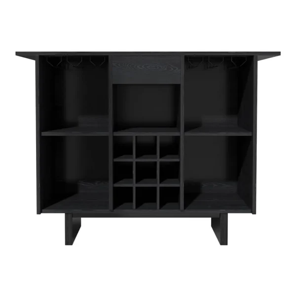 1d7544e8-6dc5-43ff-91c0-90706ed3a478.jpg Boyel Living - Modern Wine Cabinet Coffee Bar Cabinet with Wine Rack and Drawers - Black