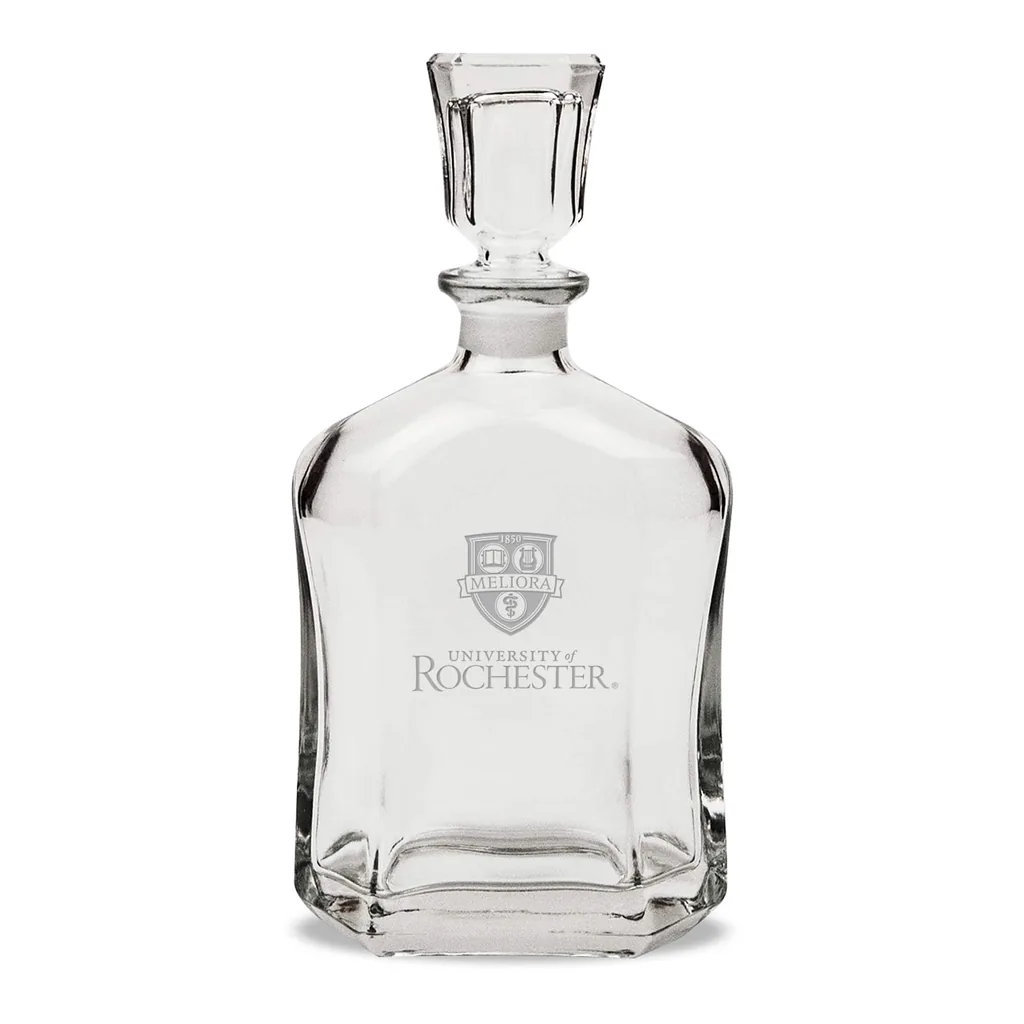 20c6d3a4-65ac-49c5-bf55-08f72a312d67.jpg Jardine - Rochester Yellow Jackets 23.75oz. Crystal Whisky Decanter - Model 4664323 - Multicolor