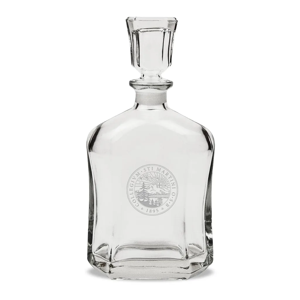 20c813b9-077f-4d24-bb79-3c6e52e09168.jpg Jardine - Saint Martin's Saints 23.75oz. Crystal Whisky Decanter - Multicolor