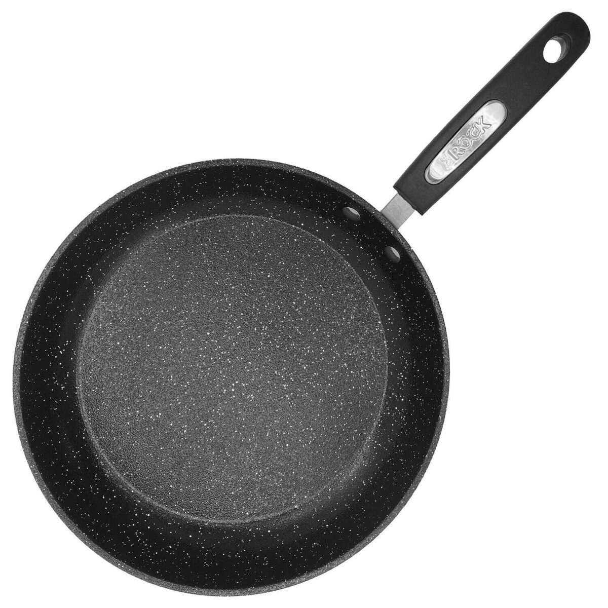 21a3a6bd-785a-4a1a-9f00-419c024ca8a8.jpg THE ROCK by Starfrit - Terra Marble Non-Stick Fry Pan 10" with Bakelite Handle - Black