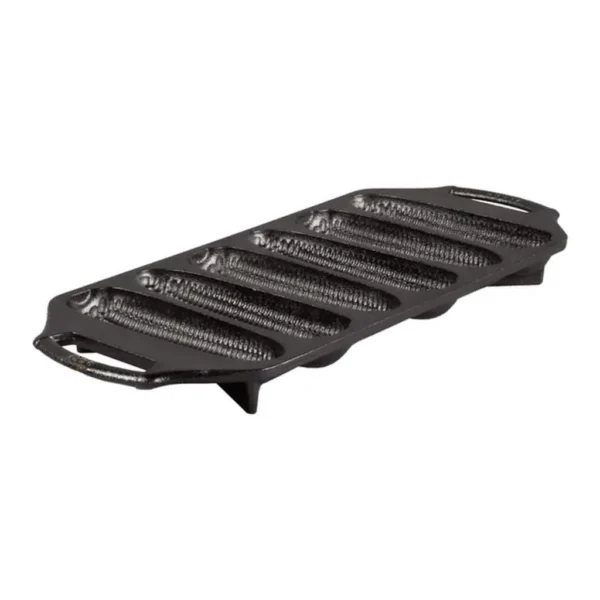 2208cc5b-fede-43aa-8d63-7fa4538fe9e3.jpg Lodge - 6 in. W X 14.13 in. L Corn Bread Pan Black 1 pc