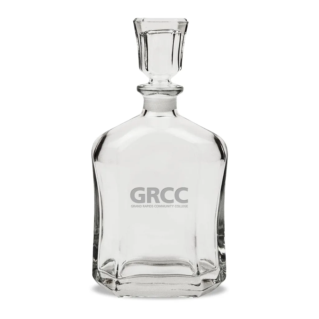 224ed932-ea67-41ee-b5ec-42295dfce42f.jpg Jardine - Grand Rapids Raiders 23.75oz. Crystal Whisky Decanter - Multicolor