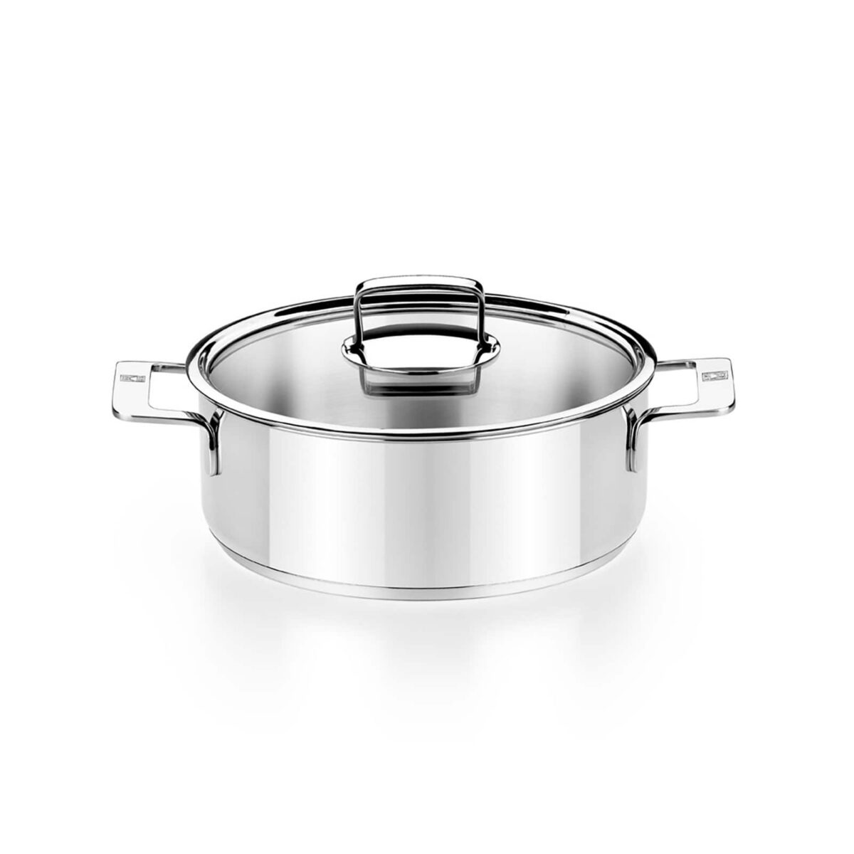 22924313-a844-4d76-a0e6-3ef68e8ca402.jpg BRA Cookware - Signature Stainless Steel Stock Pot w/Glass Lid, 8-Inch, 2.4-Quart - Silver