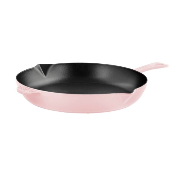 2656fc81-0134-4576-a434-2f8bb0a45a05.jpg Staub - Cast Iron 12-inch Fry Pan - Peony Pink - Pink Peony