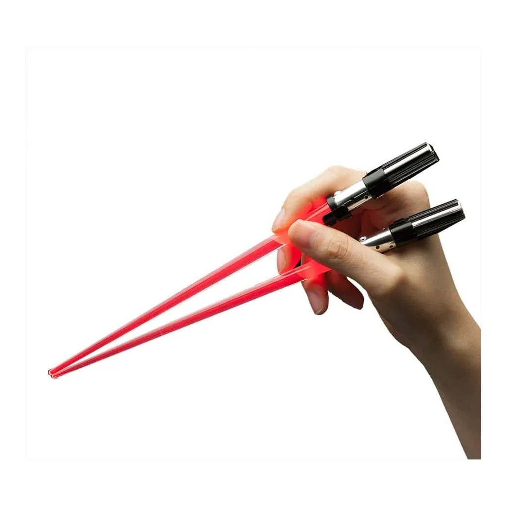 276d236b-be40-46bb-b632-e5c75833c7b5.jpg Star Wars - Darth Vader Light Up Lightsaber Chopsticks - Red