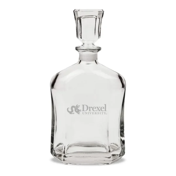 28e24f78-d3fb-402e-a91e-5e926f9372cf.jpg Jardine - Drexel Dragons 23.75oz. Crystal Whisky Decanter - Multicolor