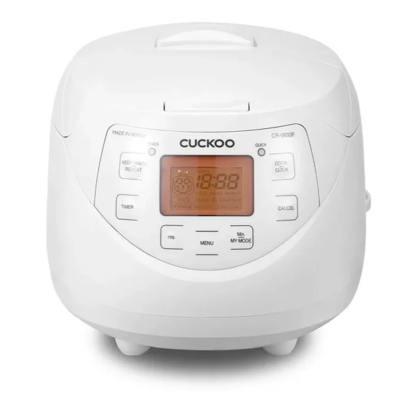 29a7dd91-697c-4d30-bb5f-3f98bcdfaf77.jpg Cuckoo Rice Cooker 12 Cups Cooked Warmer with Nonstick Pot 11 Menu Options and Micom Fuzzy Logic Tech CR-0633F) – White