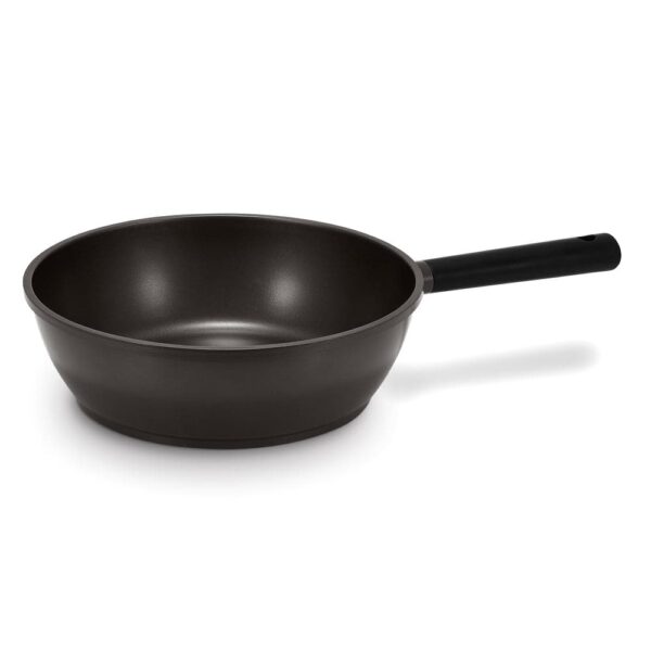 2bdd0583-f99c-43d9-9c66-e81df56c8294.jpg Cuckoo - 11" Ceramic Nonstick Wok Pan, Nonstick, Induction Compatible COP-B2810HGB - Black