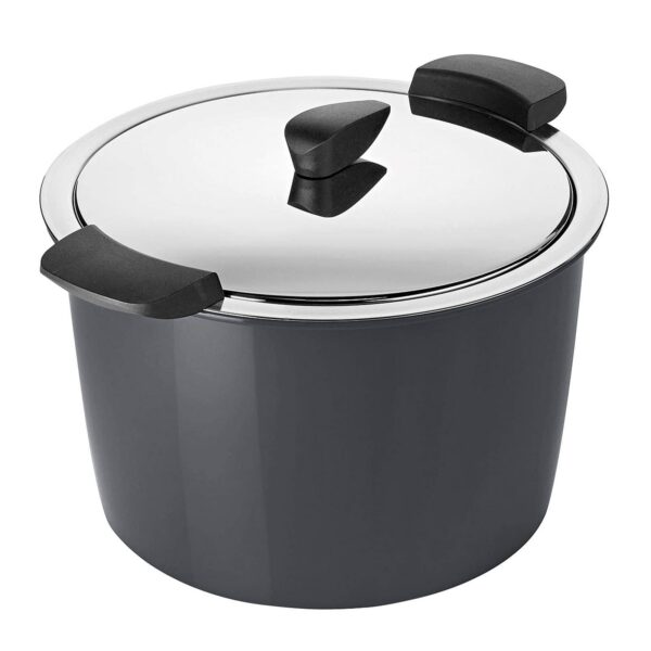 2c50a8a7-4827-4ada-9997-c19d9c98bdf0.jpg Kuhn Rikon - Hotpan Stainless Steel Cooking Pot with Insulated Bowl, 5.3-Quart - Gray