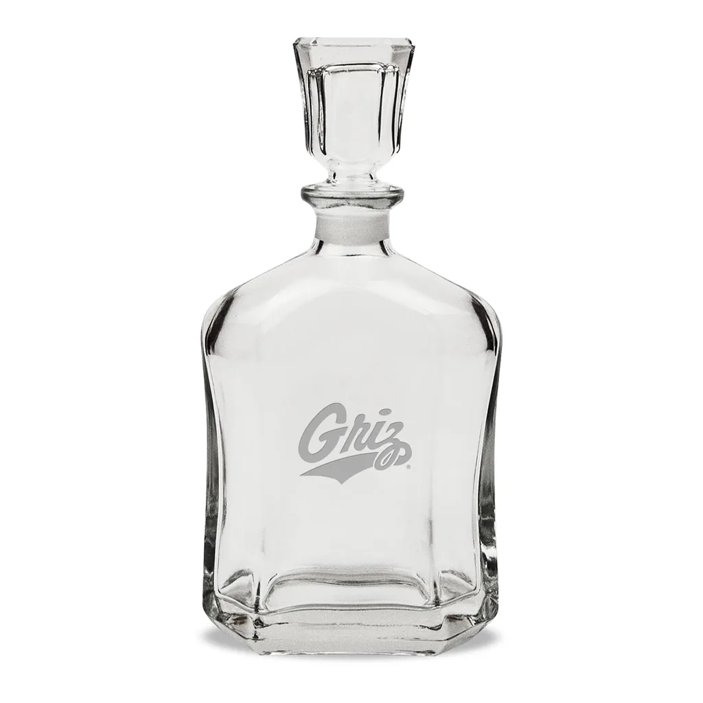 33f4da96-581d-43fe-9a83-92beae0ba4d6.jpg Jardine - Montana Grizzlies 23.75oz. Crystal Decanter - Multicolor