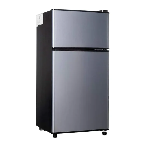 358d28d1-d8b4-4949-8865-e314ea345720.jpg Loheer - Compact 2.7 Cu. Ft. Double-Door Mini Fridge with Freezer - Adjustable Glass Shelves & LED Light - Ideal for Dorm - Blue