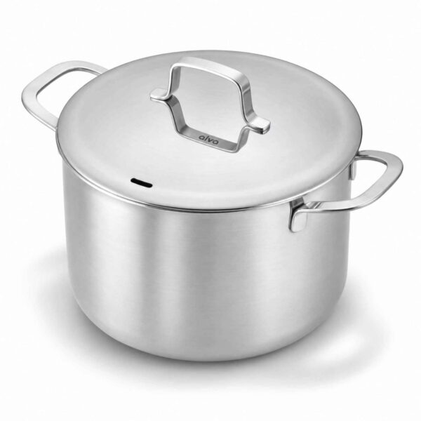 35f9b38d-6075-41d4-a007-174c8cb6f4fc.jpg Alva - Maestro 5-Ply Stock Pot with Lid, 7-Qt - Stainless Steel