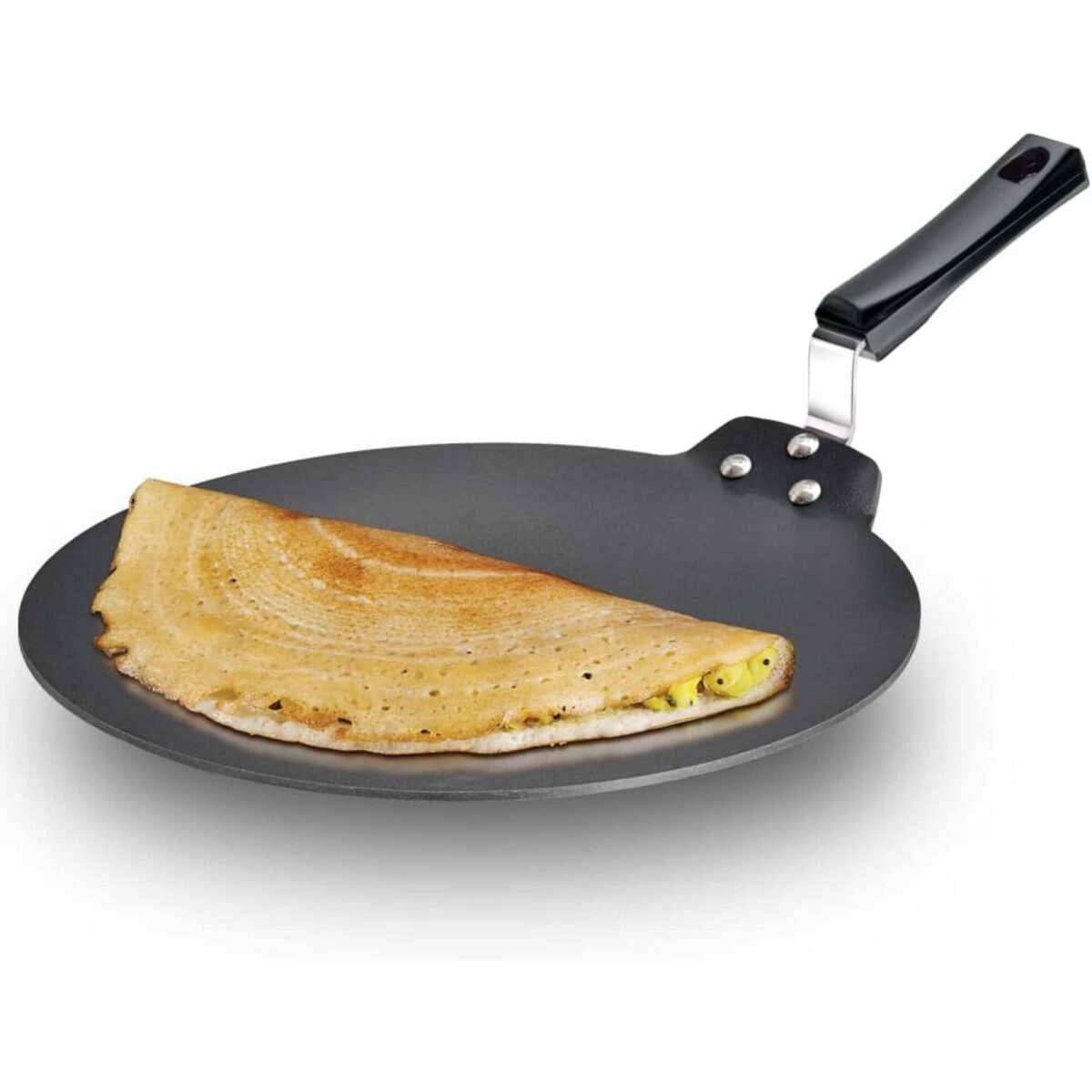 36f2f250-e2ae-4aa7-9b79-35a9059b8e9e.jpg Hawkins - NDT30 12 Inch Nonstick Dosa Tava Griddle - Black