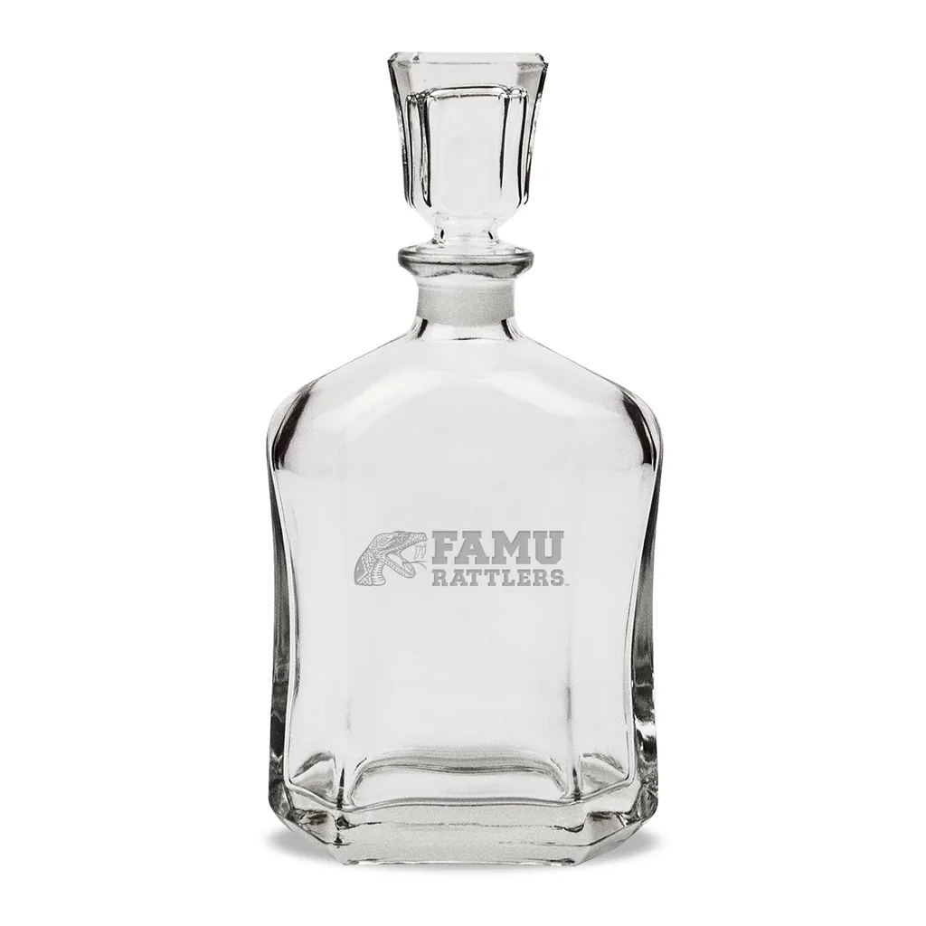 37c7d8d1-d2bf-4a5e-aa3c-6c8fae6da58c.jpg Jardine - Florida A&M Rattlers 23.75oz. Crystal Decanter - Multicolor