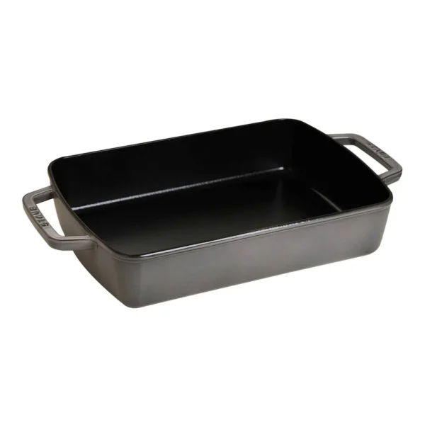 38665baf-6e51-4af5-a282-ff63d8379345.jpg Staub - Cast Iron 12-inch x 8-inch Roasting Pan - Graphite Grey