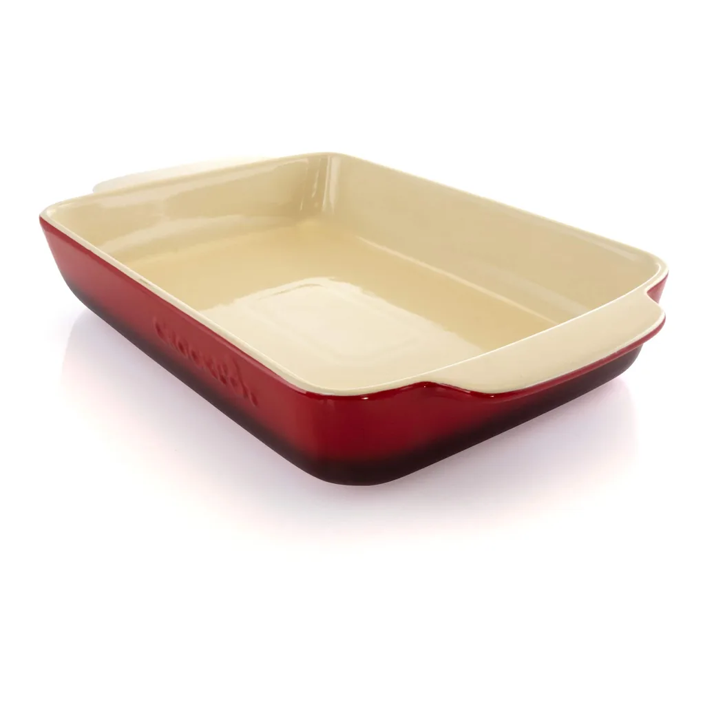 3b846267-b239-40ee-bb85-897413a38b46.jpg Crockpot - Crock Pot Artisan 4 Quart Stoneware Bake Pan - Red