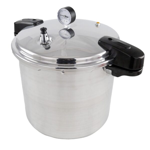 3bddb69b-d54e-41a8-a477-930491e91b02.jpg Nesco - Manual 17-qt. Pressure Canner - Silver