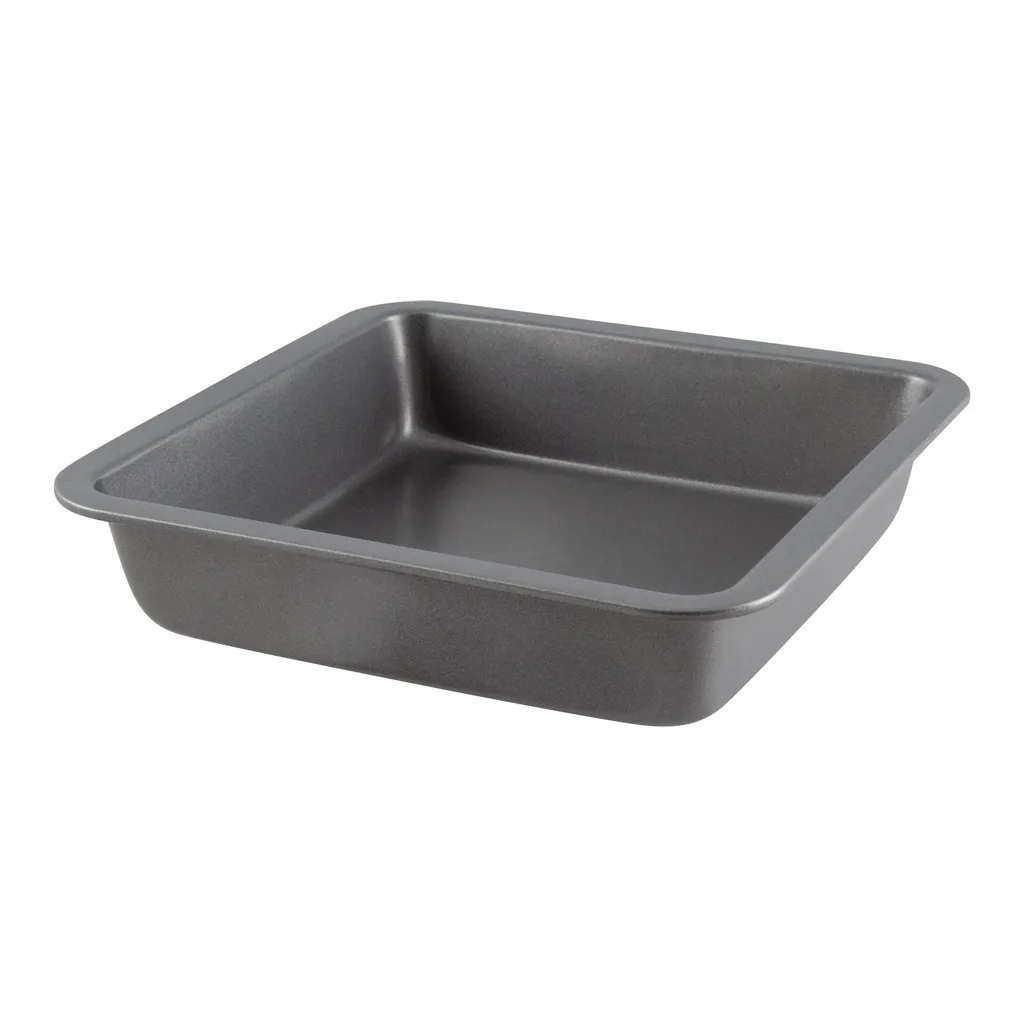 3c4ec90b-9a62-4364-b7cc-98af91d817bd.jpg Range Kleen - B11SC Nonstick Square Cake Pan, 8 Inch - Alluring grey color