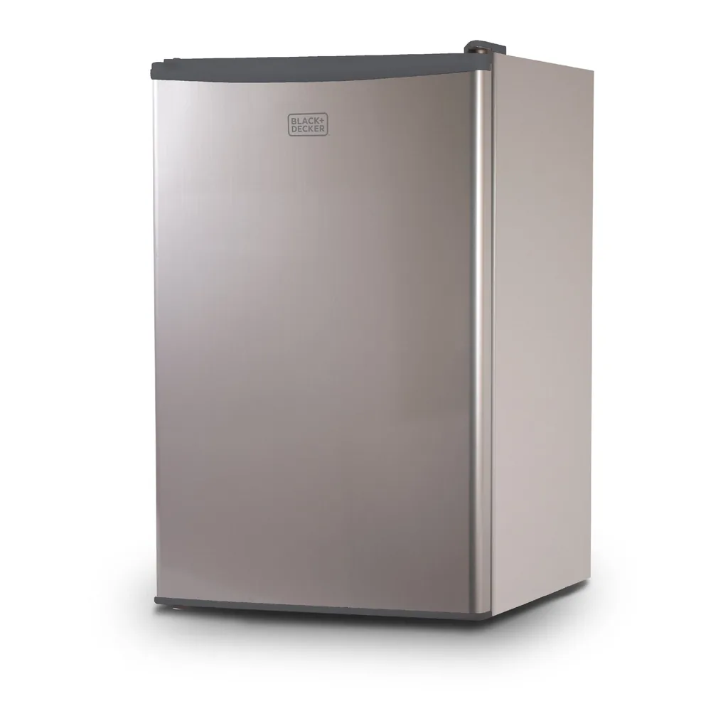 3c4f44c6-9dcd-4fce-b955-aa3824a2e7dc.jpg Black+Decker - 4.3 cu. ft. Freestanding Mini Fridge with Freezer, White - Silver