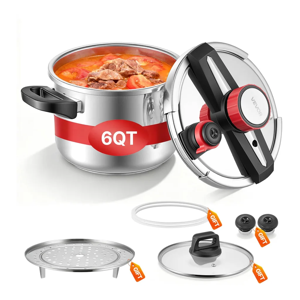 3c6945a9-325e-41e6-8820-1d4a4657e8e2.jpg Presto 01365 6 Quart Pressure Cooker, Dishwasher Safe, Tri Clad Base – Stainless Steel