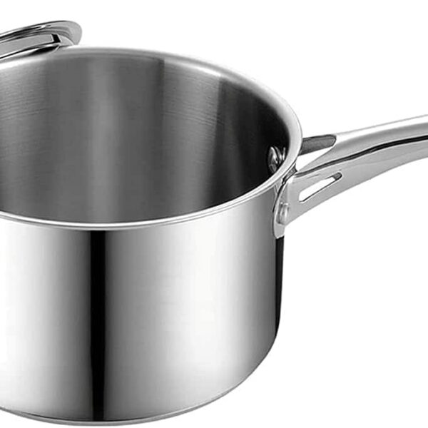 3cad5c68-6f72-4fda-966c-5f70cf116df1.jpg Cooks Standard - Classic 2 Qt S/S Saucepan with Lid, multi Purpose Kitchen Sauce Pan, Dishwasher& Oven Safe, Induction Compatible - Stainless Steel