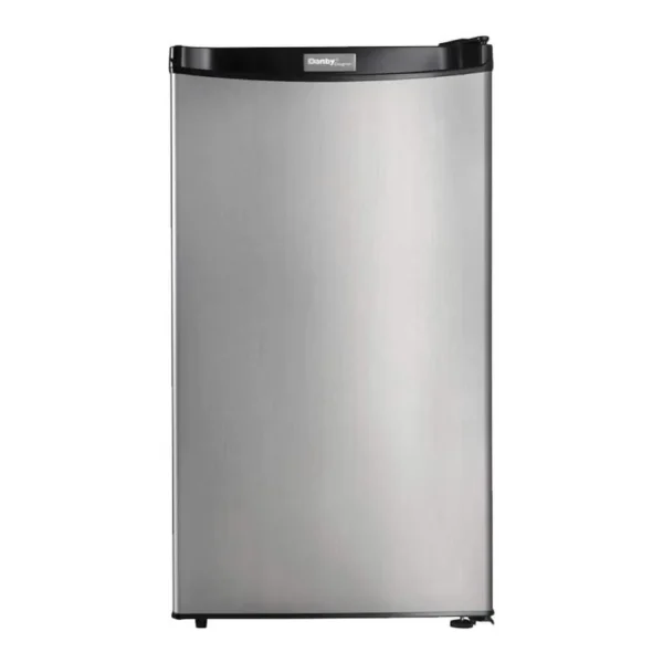 3cd57ffd-a19f-485c-9873-4a7b86b5390c.jpg Danby - DCR032A2BSLD 3.2 Cu. Ft. Designer Stainless Compact Refrigerator - Stainless Steel